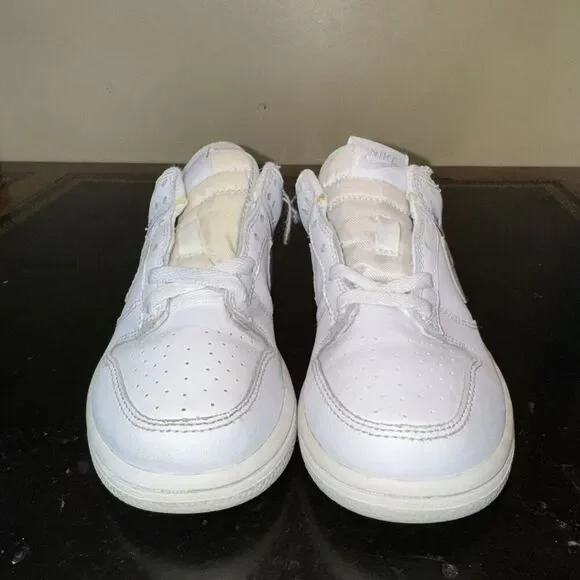 Nike Dunk Low Pure Platinum White DH9756-102 Preschool Little Boys Size 1Y - Picture 2 of 6